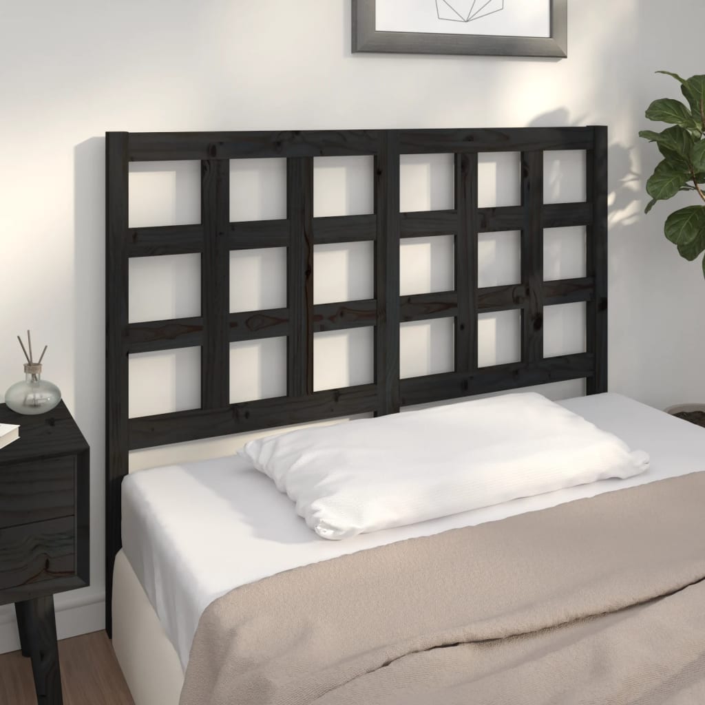 Cabecero cama madera contrachapada blanco brillo 200x1,5x80 cm