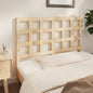 Cabecero cama madera contrachapada blanco brillo 200x1,5x80 cm