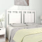 Gloss white plywood bed headboard 200x1.5x80 cm