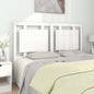 Gloss white plywood bed headboard 200x1.5x80 cm