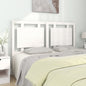 Gloss white plywood bed headboard 200x1.5x80 cm
