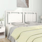 Gloss white plywood bed headboard 200x1.5x80 cm