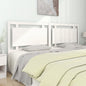 Gloss white plywood bed headboard 200x1.5x80 cm