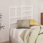 Gloss white plywood bed headboard 200x1.5x80 cm