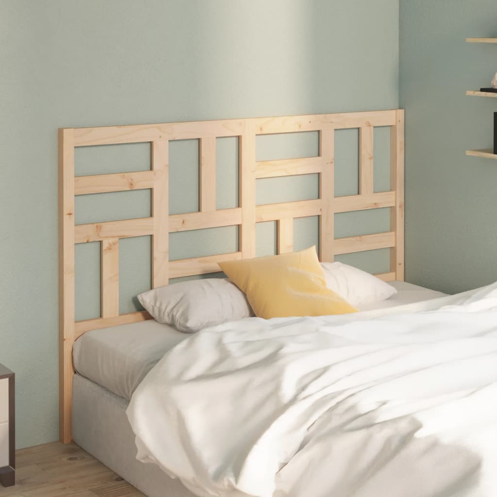 Cabecero cama madera contrachapada blanco brillo 200x1,5x80 cm