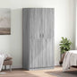 Armario de madera de ingeniería madera envejecida 80x52x180 cm