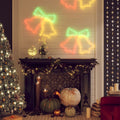 Figura de campanas de Navidad con 72 LEDs 50x56 cm