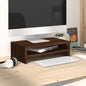 Monitor stand Sonoma grey plywood 42x24x13 cm