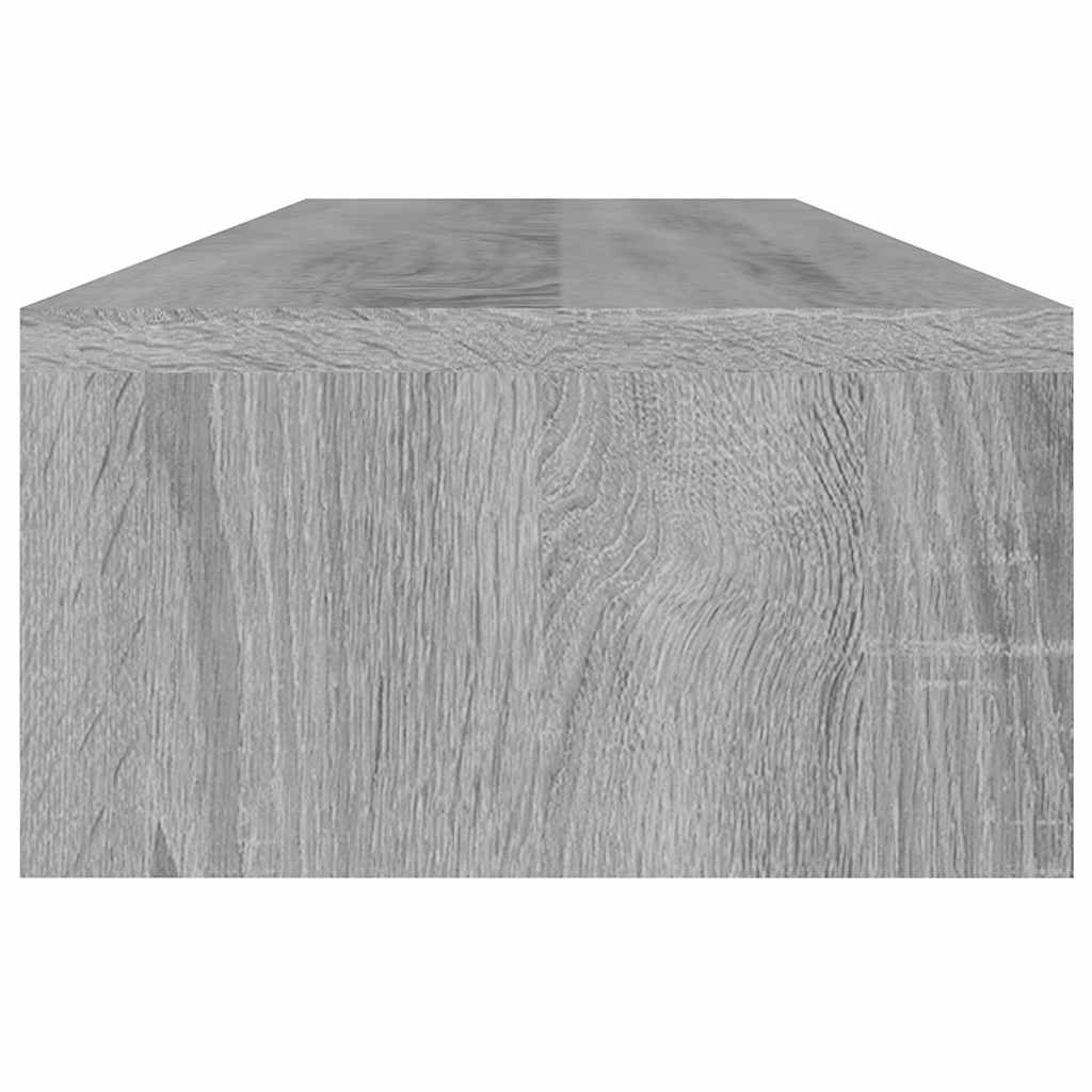 Soporte de monitor madera contrachapada gris Sonoma 100x24x13cm
