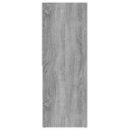 Estantería de madera contrachapada gris Sonoma 67x24x161 cm