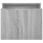 Set mesa de centro madera de ingeniería gris Sonoma 100x48x40c