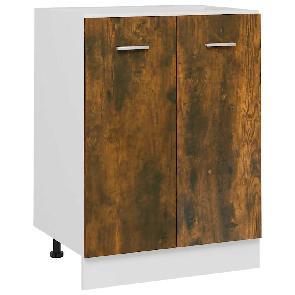 Armario bajo "Lyon" roble ahumado 60x46x81,5 cm Madera de ingeniería
