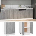 Armario bajo "Lyon" Gris Sonoma 60x46x81,5 cm Madera de ingeniería