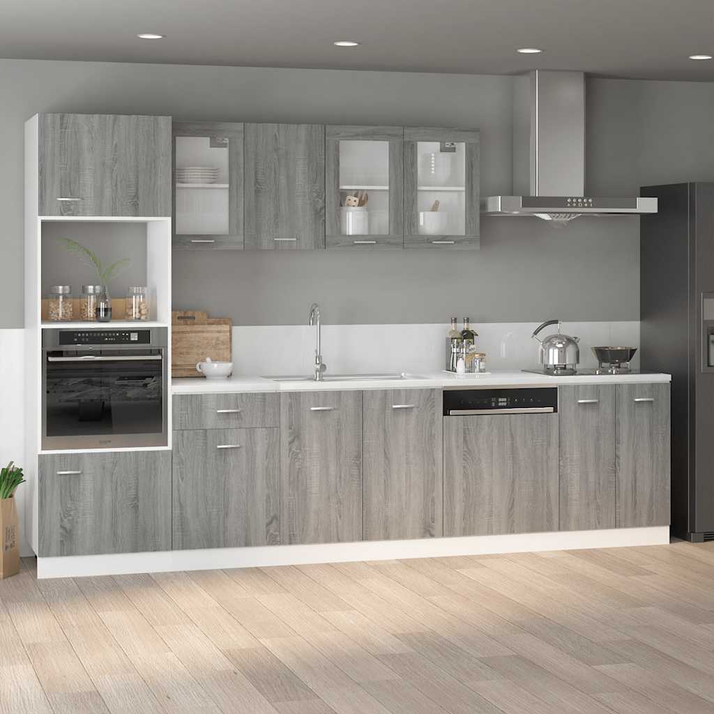 Armario bajo "Lyon" Gris Sonoma 60x46x81,5 cm Madera de ingeniería