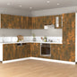"Lyon" wall cabinet, smoked oak, 60x31x40 cm, engineered wood