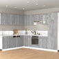 "Lyon" wall cabinet, smoked oak, 60x31x40 cm, engineered wood
