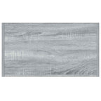 Armario de baño madera contrachapada gris Sonoma 60x33x80 cm