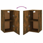 Mueble para TV madera contrachapada roble ahumado 30,5x30x60 cm