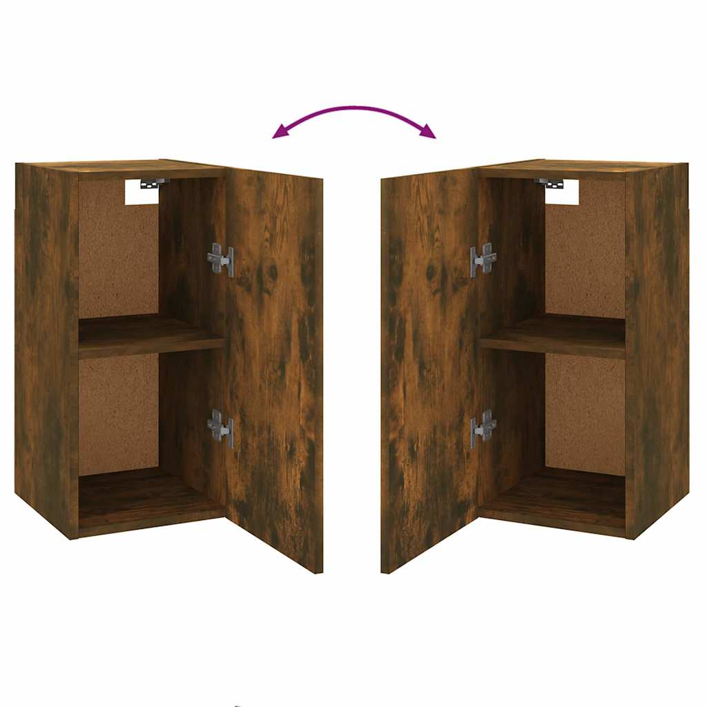 Mueble para TV madera contrachapada roble ahumado 30,5x30x60 cm
