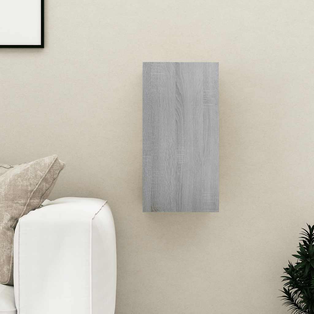 Mueble para TV madera contrachapada roble ahumado 30,5x30x60 cm