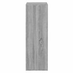 Mueble de TV 2 uds madera ingeniería gris Sonoma 30,5x30x90 cm