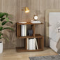 Mesita de noche madera contrachapada gris Sonoma 50x30x51,5 cm