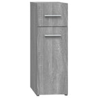 Armario botiquín madera contrachapada gris Sonoma 20x45,5x60cm