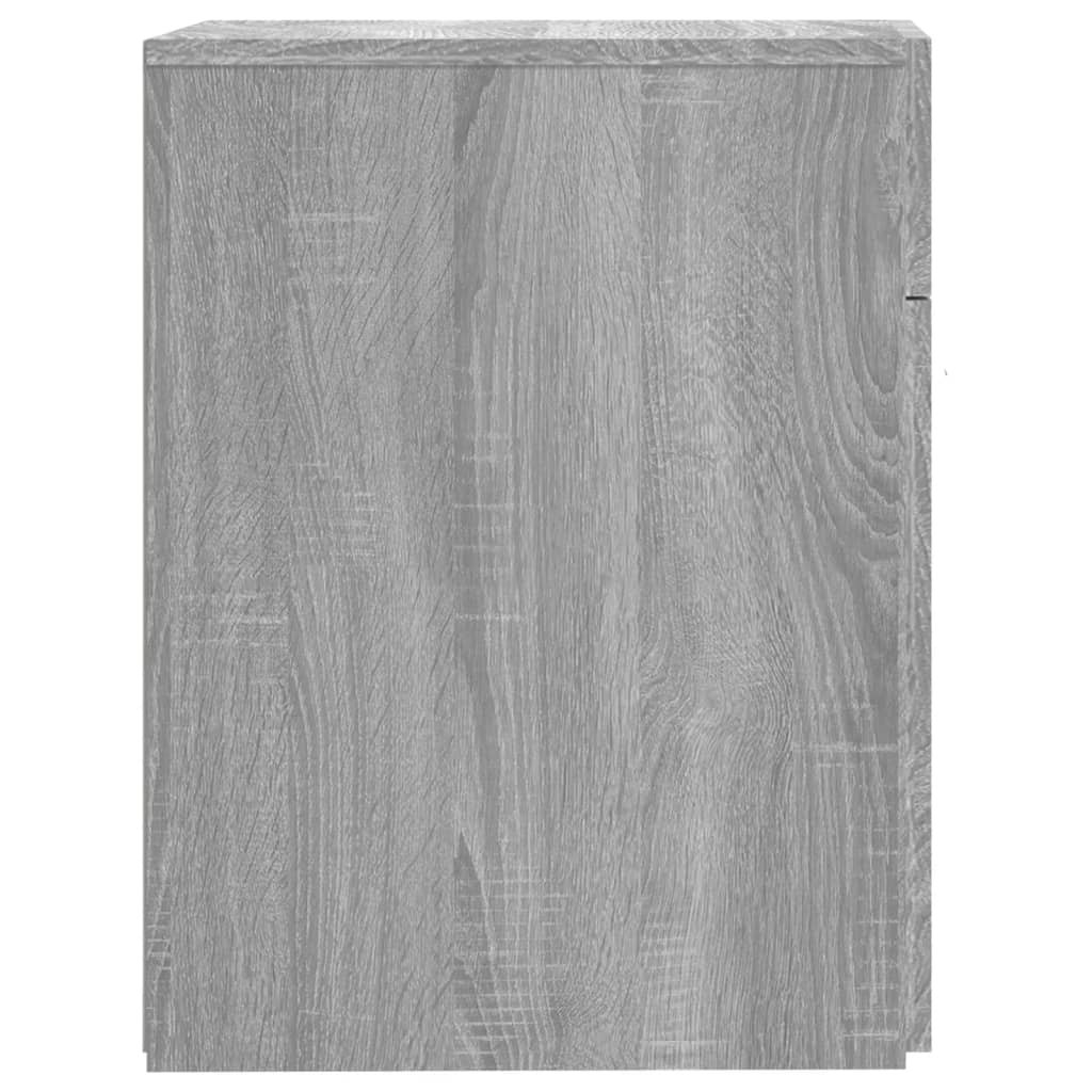 Armario botiquín madera contrachapada gris Sonoma 20x45,5x60cm