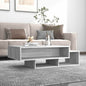 Mesa de centro de madera de roble negro 105x55x32 cm