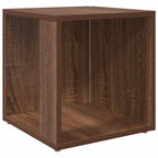 Mesa auxiliar madera contrachapada roble marrón 33x33x34,5 cm