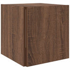 Mesa auxiliar madera contrachapada roble marrón 33x33x34,5 cm