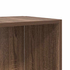 Mesa auxiliar madera contrachapada roble marrón 33x33x34,5 cm