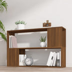 Armario de libros contrachapada color roble 33,5x33x107,5 cm