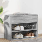 Zapatero de contrachapada color roble 105x35x35 cm