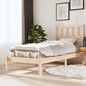 Estrutura de cama em pinho maciço 135x190 cm