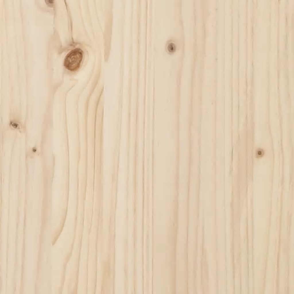 Estructura de cama sin colchón madera maciza pino 140x190 cm