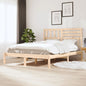 Estructura de cama sin colchón madera maciza de pino 140x200 cm