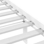 Cama sin colchón madera maciza de pino blanca 180x200 cm