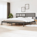 Estructura de cama sin colchón madera de pino blanco 200x200 cm