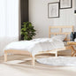 Cama sin colchón madera maciza de pino blanca 180x200 cm