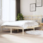 Cama sin colchón madera maciza de pino blanca 180x200 cm
