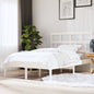 Cama sin colchón madera maciza de pino blanca 180x200 cm
