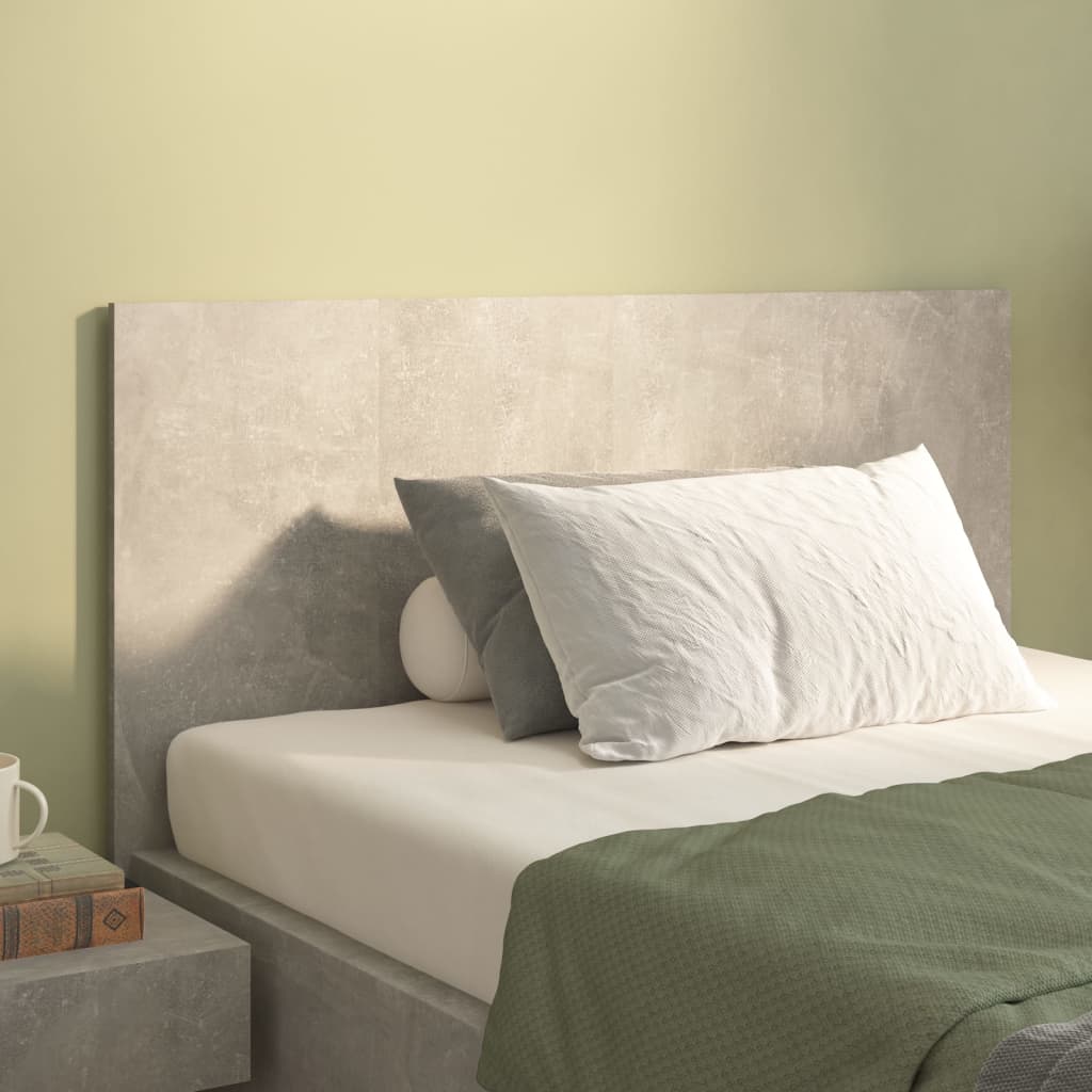 Cabecero cama madera contrachapada roble ahumado 120x1,5x80 cm