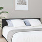 Cabecero cama madera contrachapada blanco brillo 200x1,5x80 cm