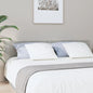Cabecero cama madera contrachapada blanco brillo 200x1,5x80 cm