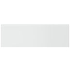 Cabecero de cama pared madera contrachapada blanco 240x1,5x80cm