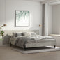 Cabecero de cama pared madera contrachapada blanco 240x1,5x80cm