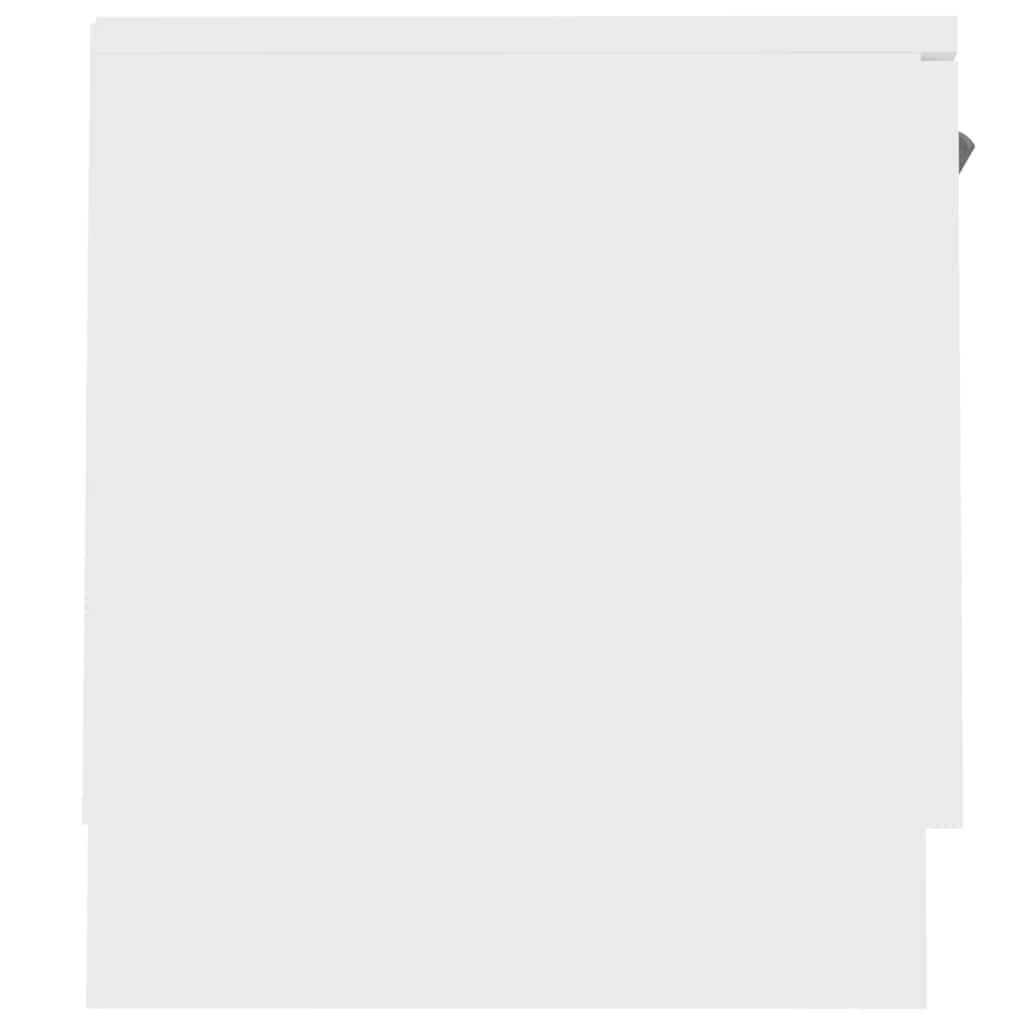 Mueble de TV blanco 140x35x40 cm madera de ingeniería