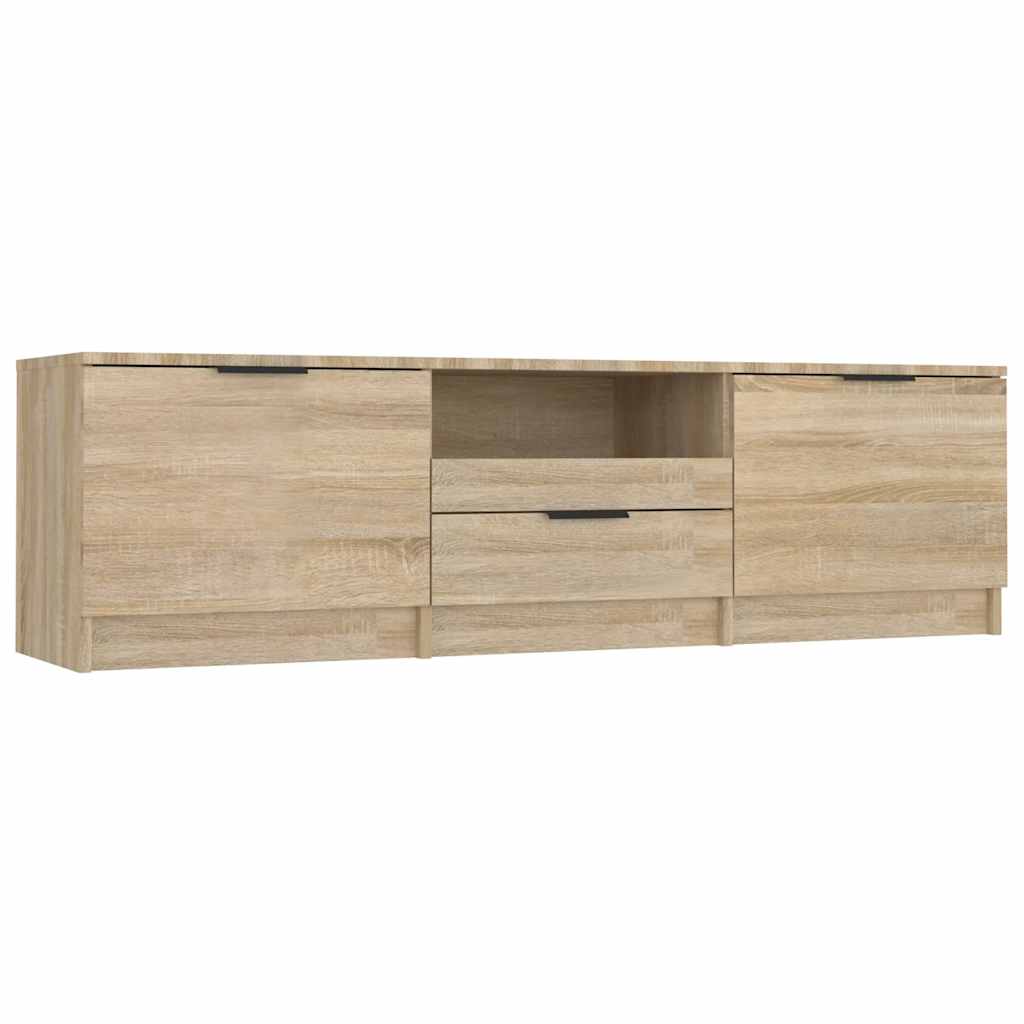 Mueble de TV roble Sonoma 140x35x40 cm madera de ingeniería