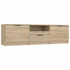 Mueble de TV roble Sonoma 140x35x40 cm madera de ingeniería